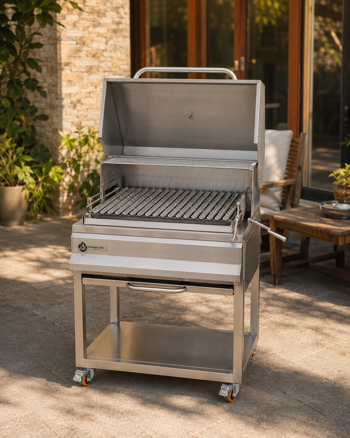Parrilla Mediana a Carbón 80x55