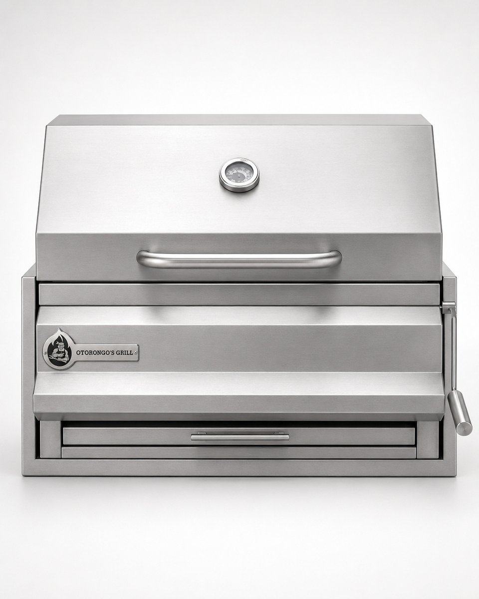 Parrilla Ahumadora Empotrable a Carbón — vista 2