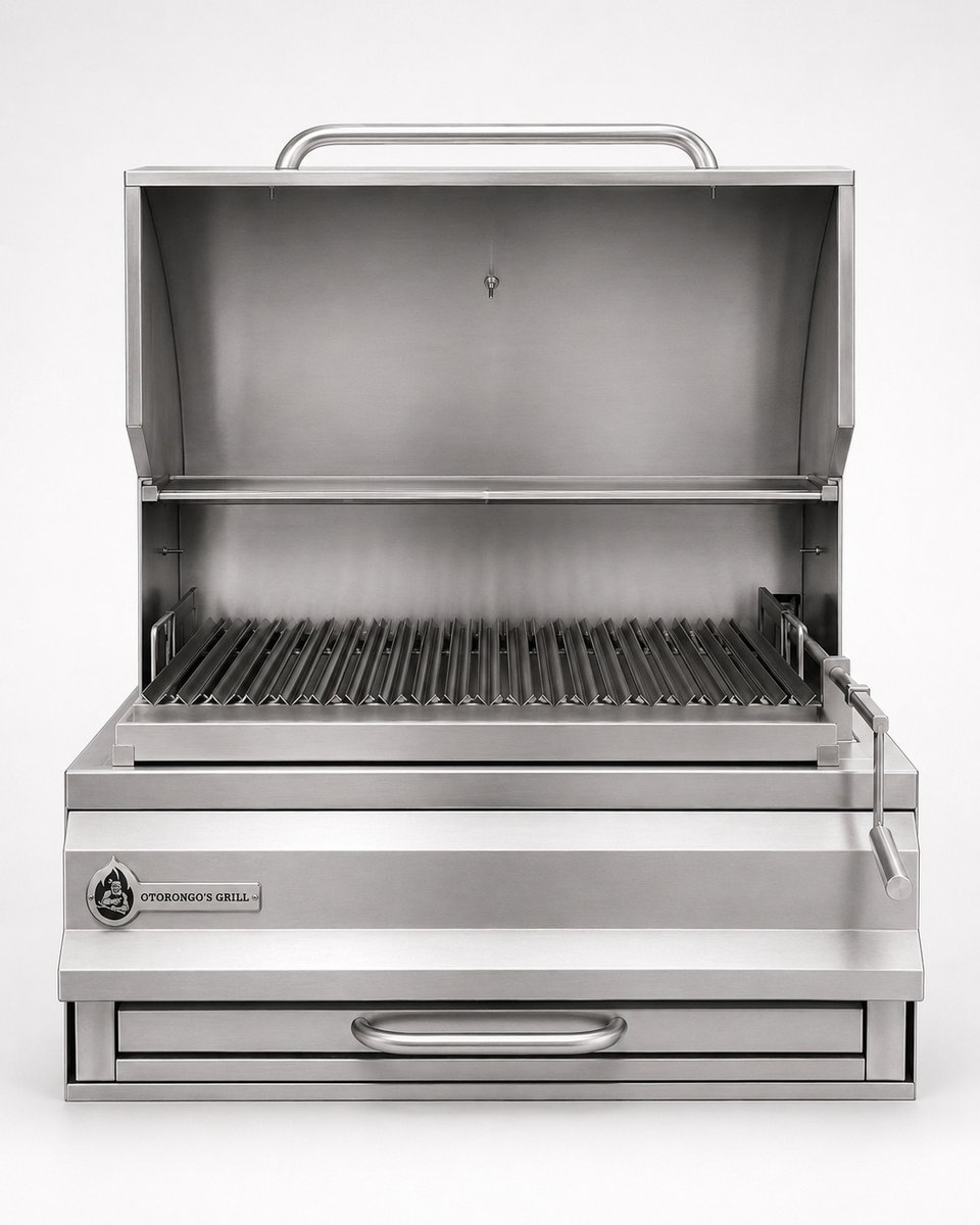 Parrilla Ahumadora Empotrable a Carbón — vista 3