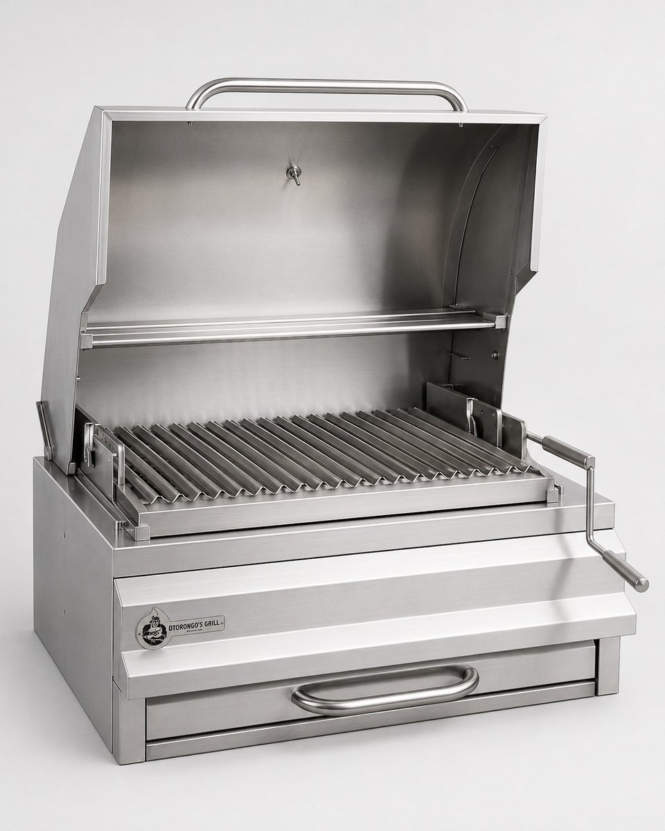 Parrilla Ahumadora Empotrable a Carbón — vista 5